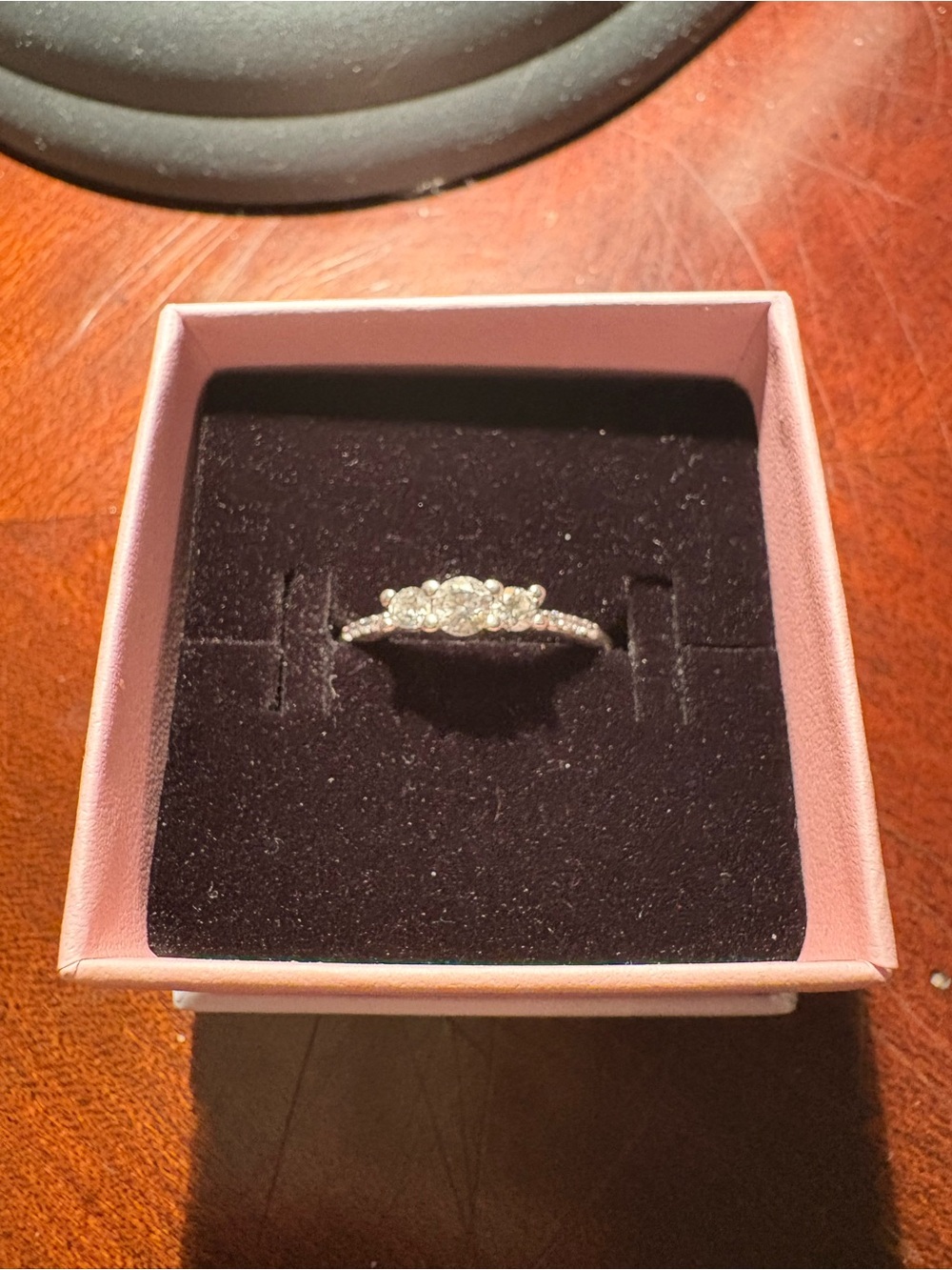 Fairytale Sparkle Ring with Clear CZ I Sterling silver